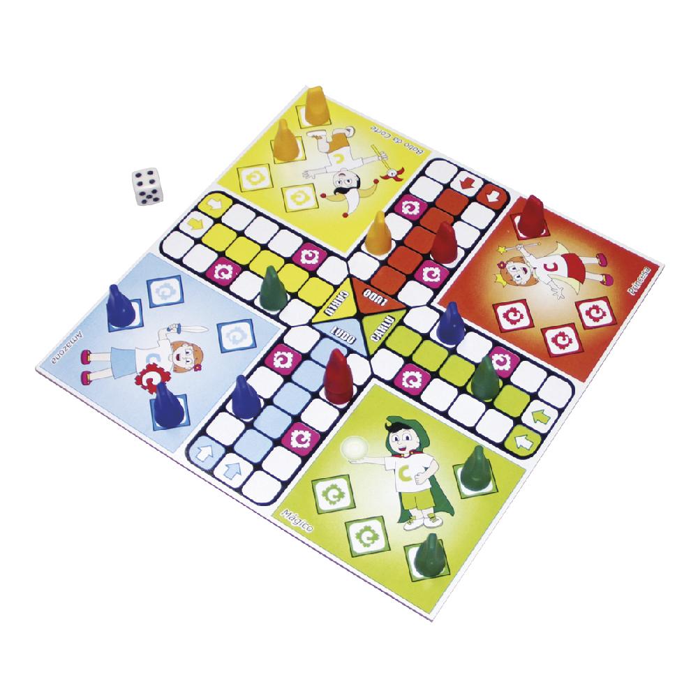 Jogo de Ludo Carlu Brinquedos