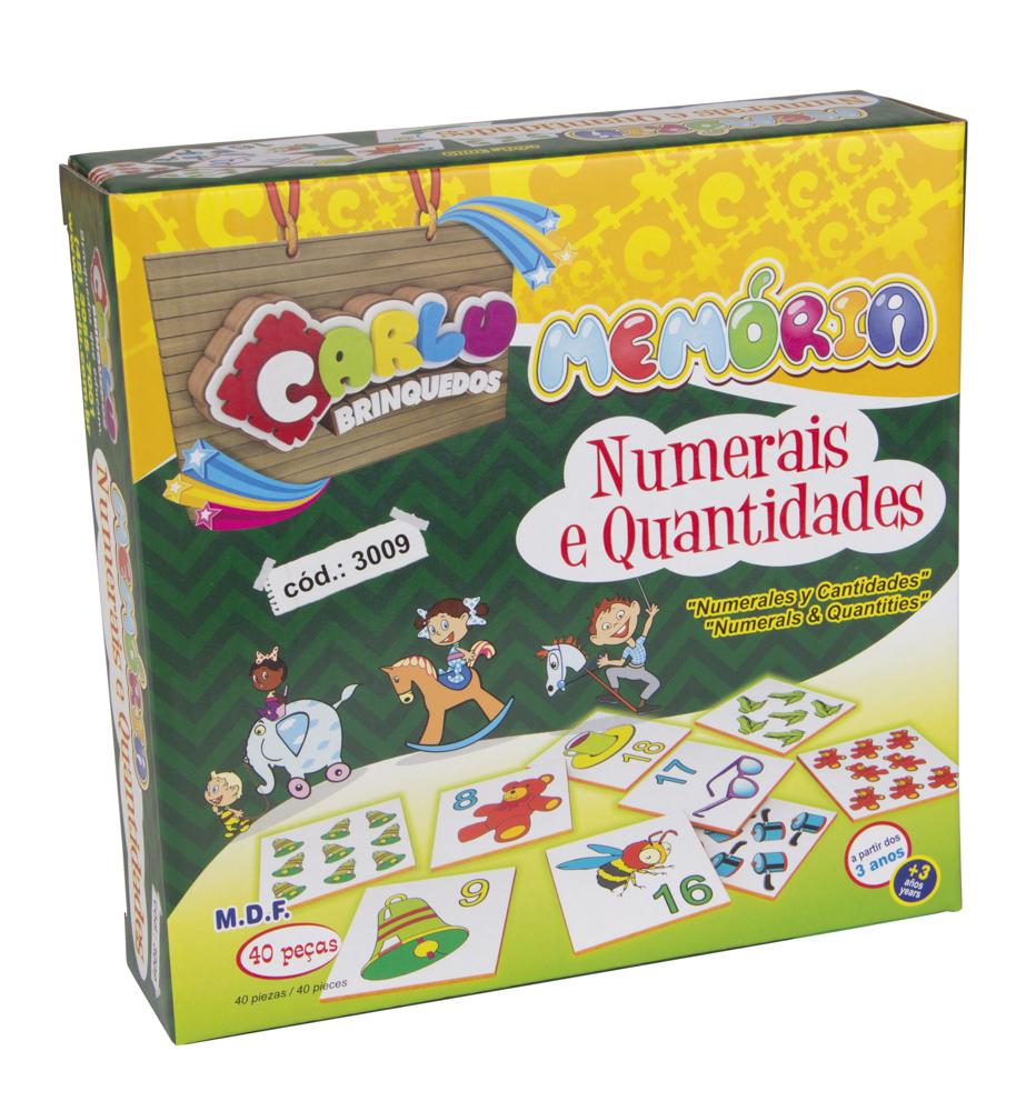 Jogo da Memória Numerais e Quantidades