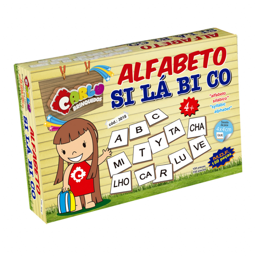 Alfabeto,Silabário,Simples,X,cm - Brinquedos E Jogos Pedagógicos e  Educativos