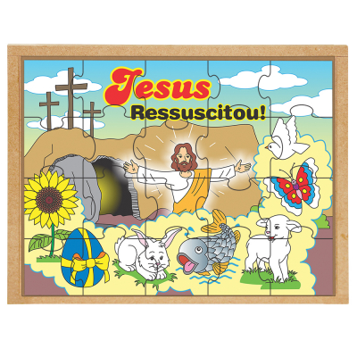 Quebra-cabeça - Jesus Ressuscitou